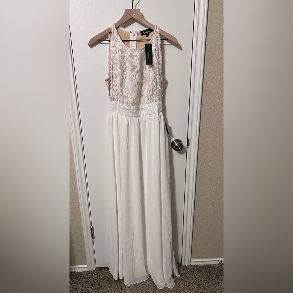 Lulu’s Forever and Always White Lace Maxi Dress - Picture 17 of 17
